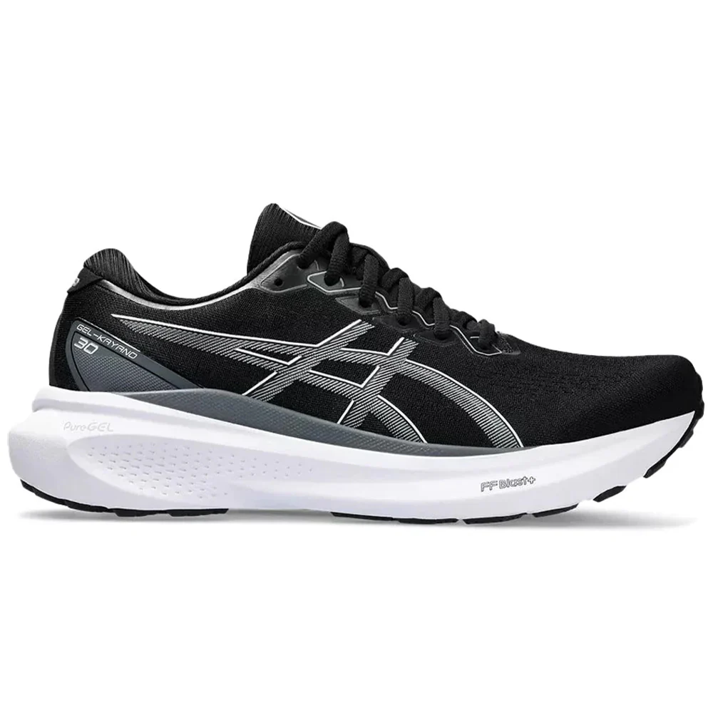 Men's Asics GEL-Kayano 30, Black/Sheet Rock, 7 D Medium