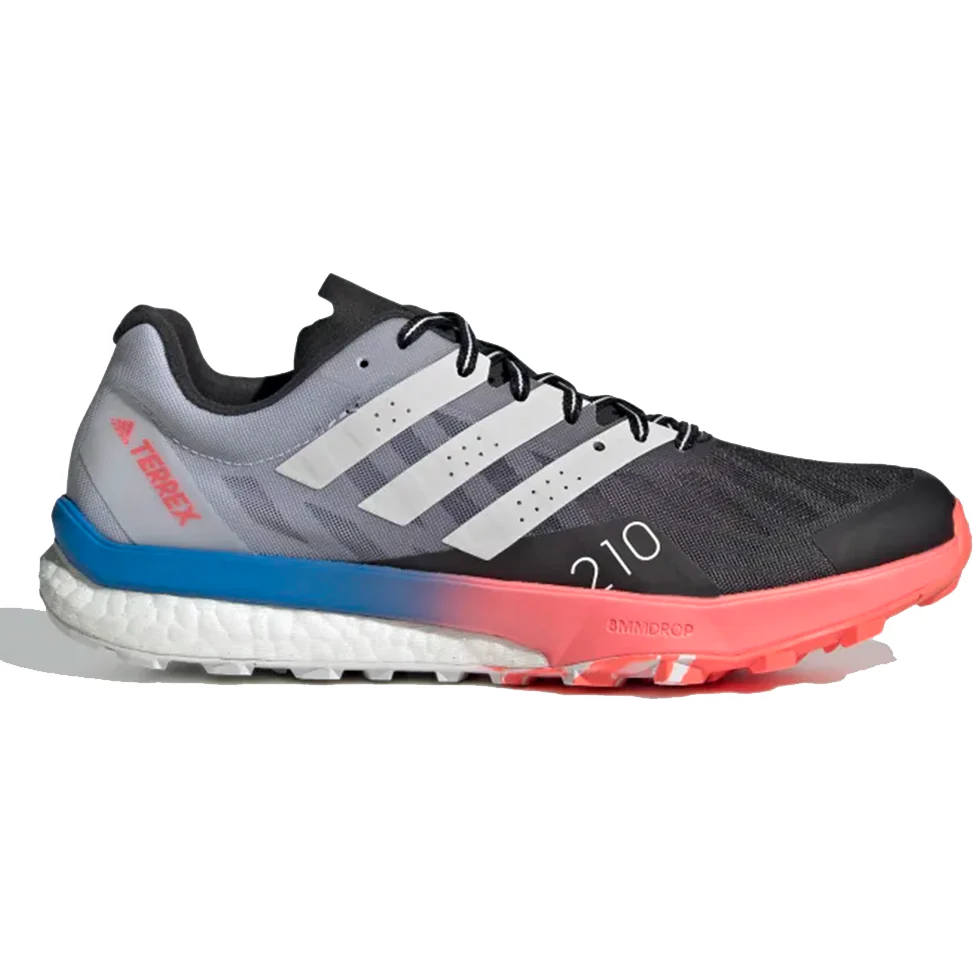 Women's Adidas Terrex Speed Ultra, Core Black/Crystal White/Turbo, 6.5 B Medium