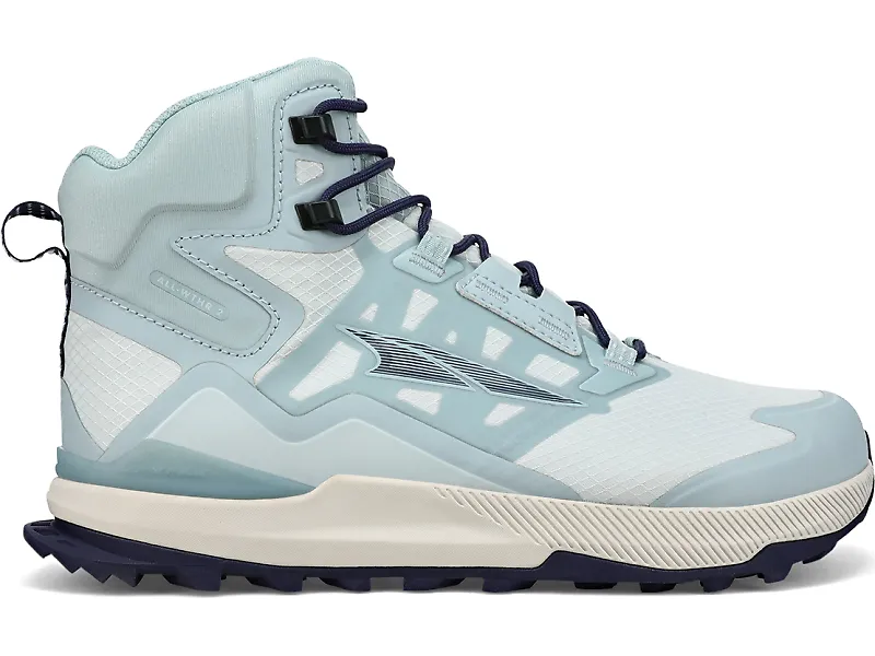 Women's Altra Lone Peak All-WTHR Mid, Light Blue, 10 B Medium