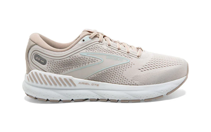 Women's Brooks Ariel GTS 23, Chateau Grey/White Sand, 10.5 B Medium