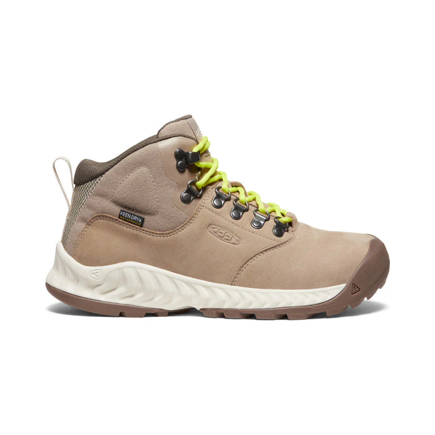 Women's Keen Nxis Explorer Mid WP, Safari/Birch, 8 B Medium