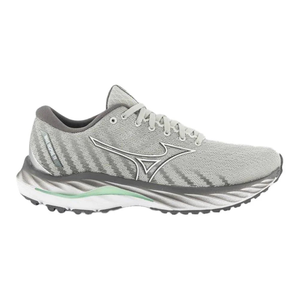 Women's Mizuno Wave Inspire 19, Harbor Mist-White, 12 B Medium