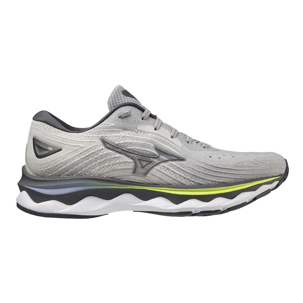 Women's Mizuno Wave Sky 6, Ultimate Grey, 7.5 B Medium