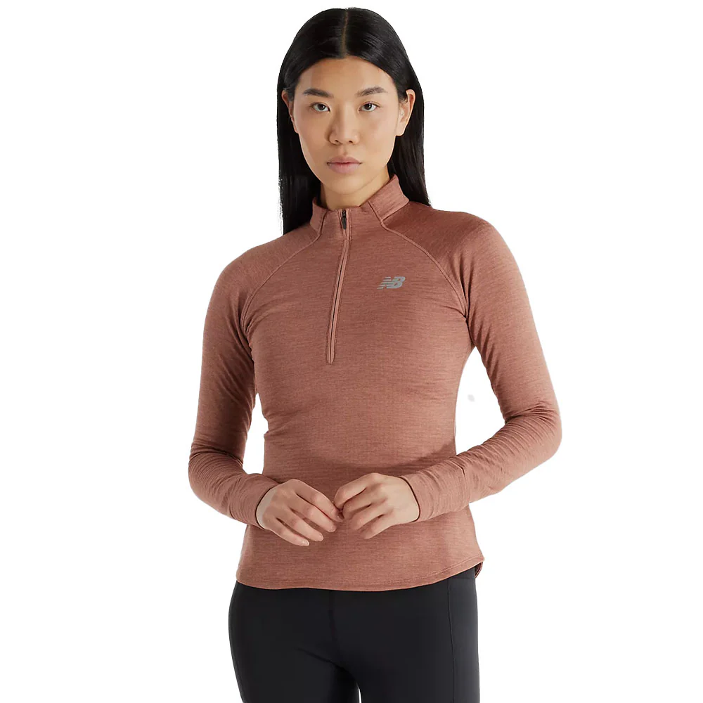 Women's New Balance Athletics Heat Grid Half Zip - Image 2