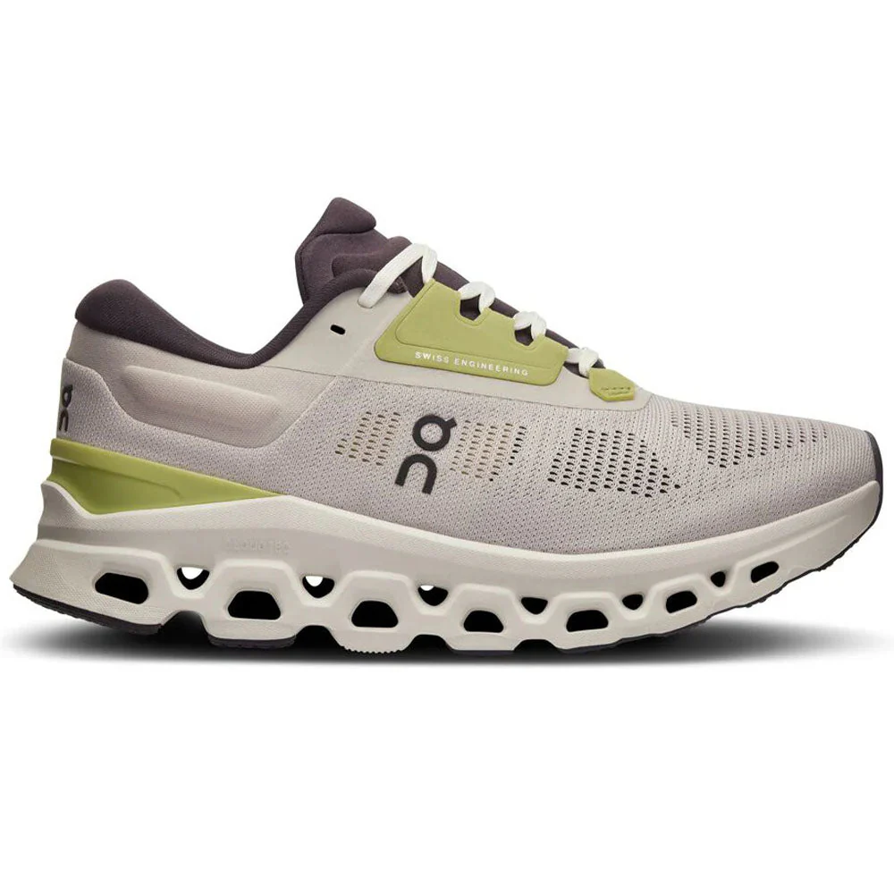 Women's On Cloudstratus 3, Pearl/Ivory, 6.5 B Medium