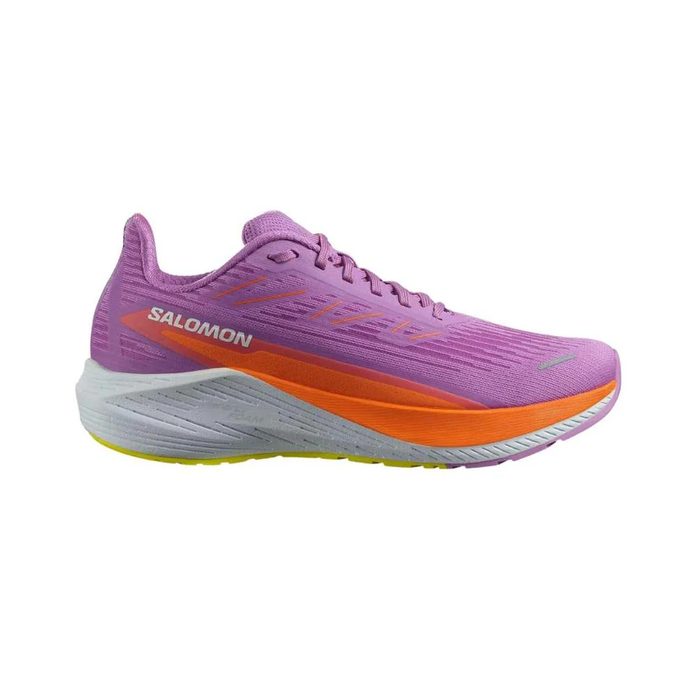 Women's Salomon Aero Blaze 2, Iris Orchid/Dragon Fire/Sulphur Spring, 8 B Medium