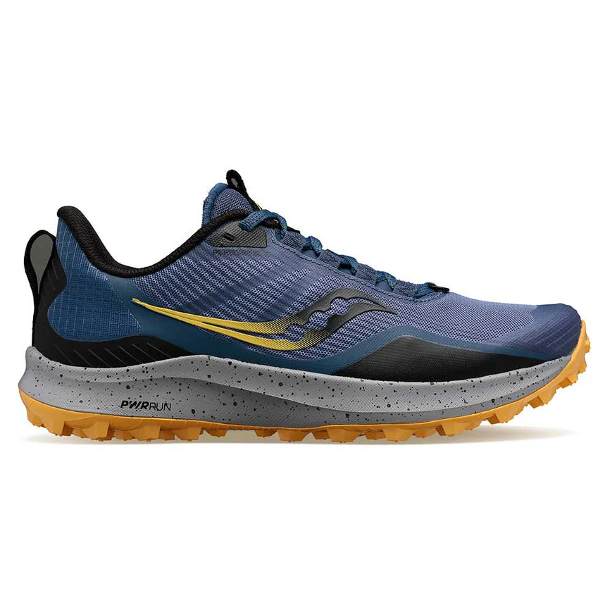 Women's Saucony Peregrine 12, Basin/Gold, 8.5 B Medium